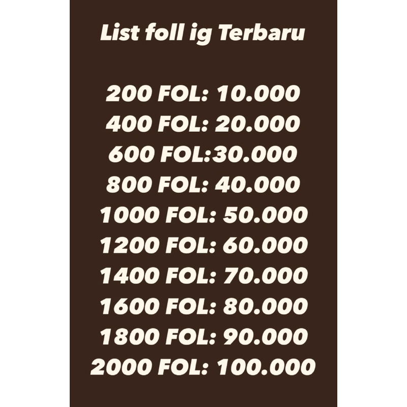 Followers Instagram Permanen Real Aktif Bisa Lihat Story dan Like