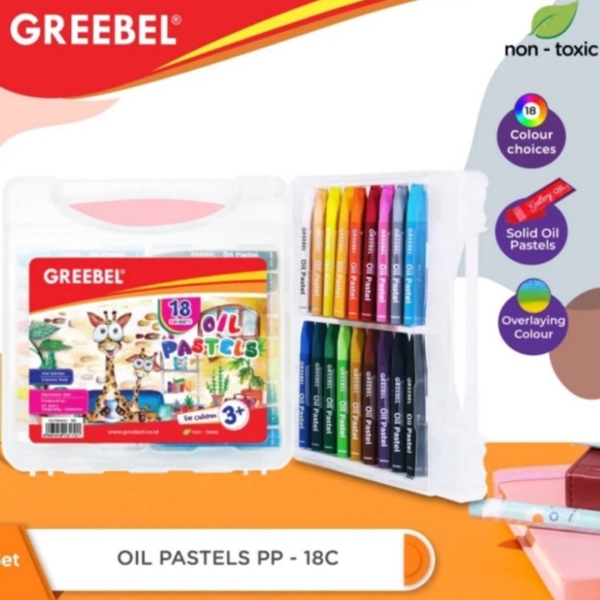 

KODE C79G Anekasalim Oil Pastels Greebel 18W