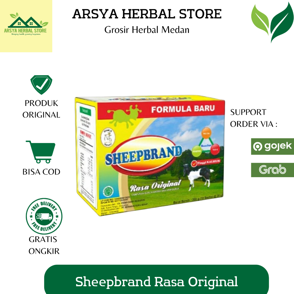 

SHEEPBRAND - SUSU KAMBING ETAWA ISI 10 SACHET RASA ORIGINAL