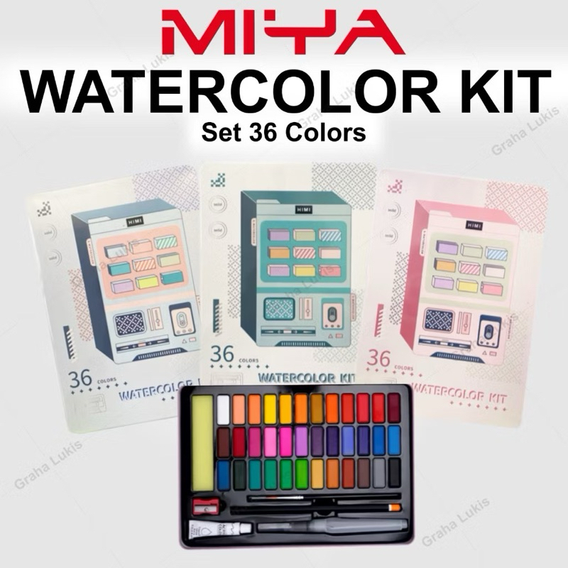 

MIYA HIMI KIT Watercolor / Cat Air Set 36 KIT - GREEN