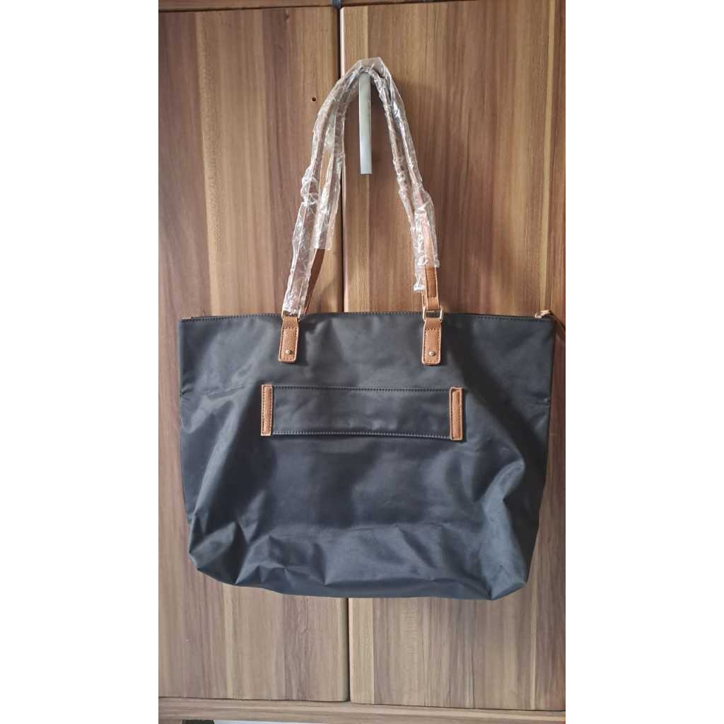 Tas Prive Roma Original Bata Black Hitam Bahan Nylon