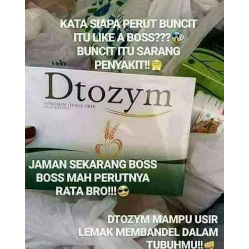 ￼DTOZYM HWI  Mengatasi Saluran Pencernaan Original 100% ASLI