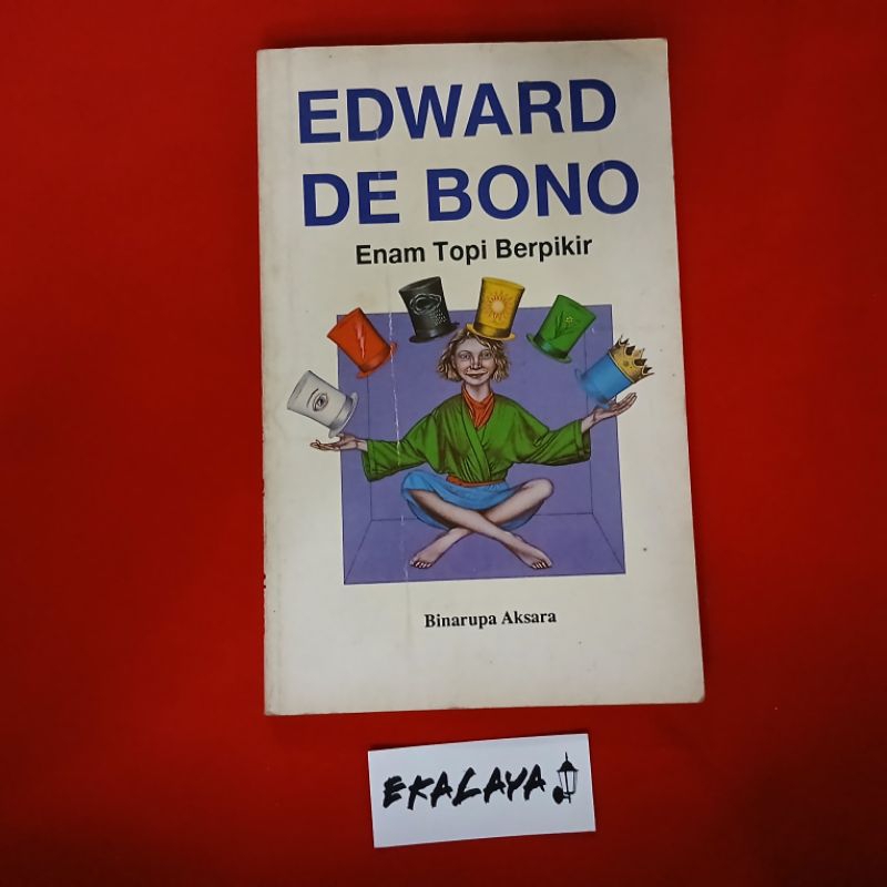 Buku Filsafat ENAM TOPI BERPIKIR - Edward De Bono