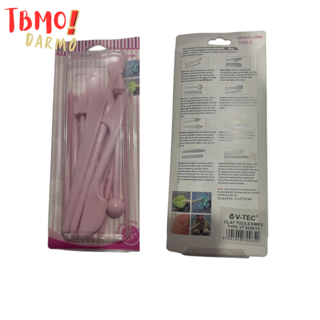 

TBMO CLAY TOOLS KNIFE SET VT-0228 /12 PCS V-TEC