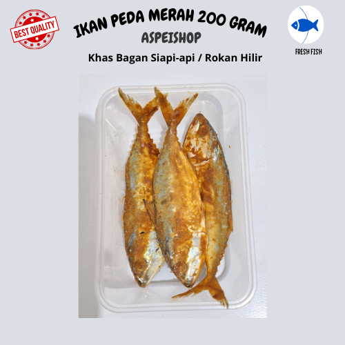 

IKAN ASIN PEDA MERAH/IKAN PEDA MERAH 200 GRAM