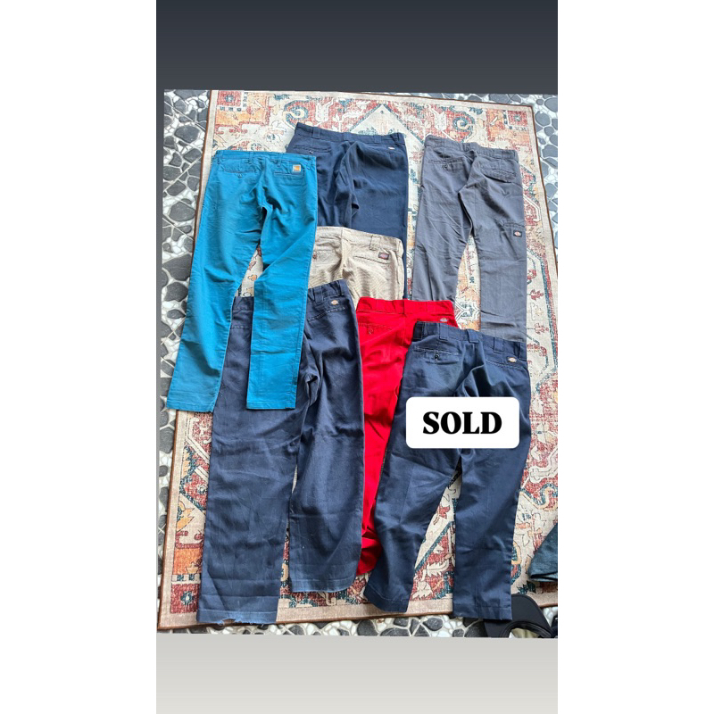 borongan dickies 5pcs + 1pcs carhartt