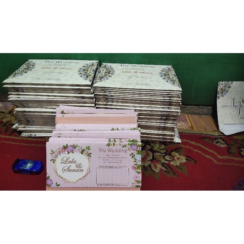 undangan pernikahan amplop hardcover free foto bisa reques