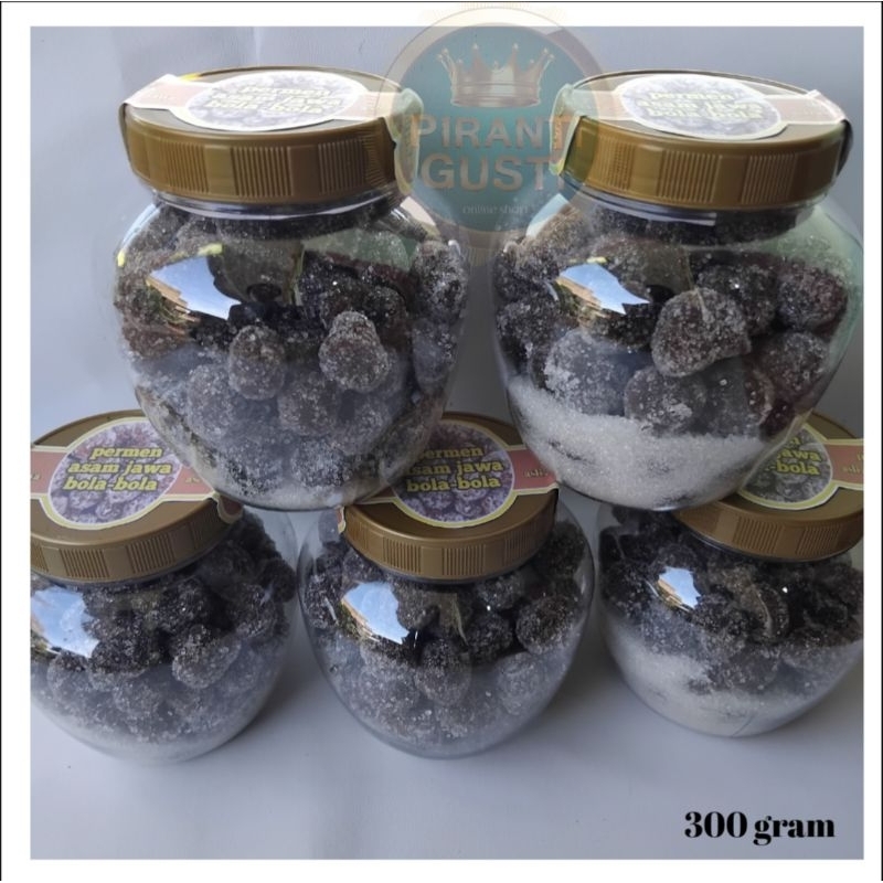 

Permen asam jawa bola bola kemasan toples 300gr