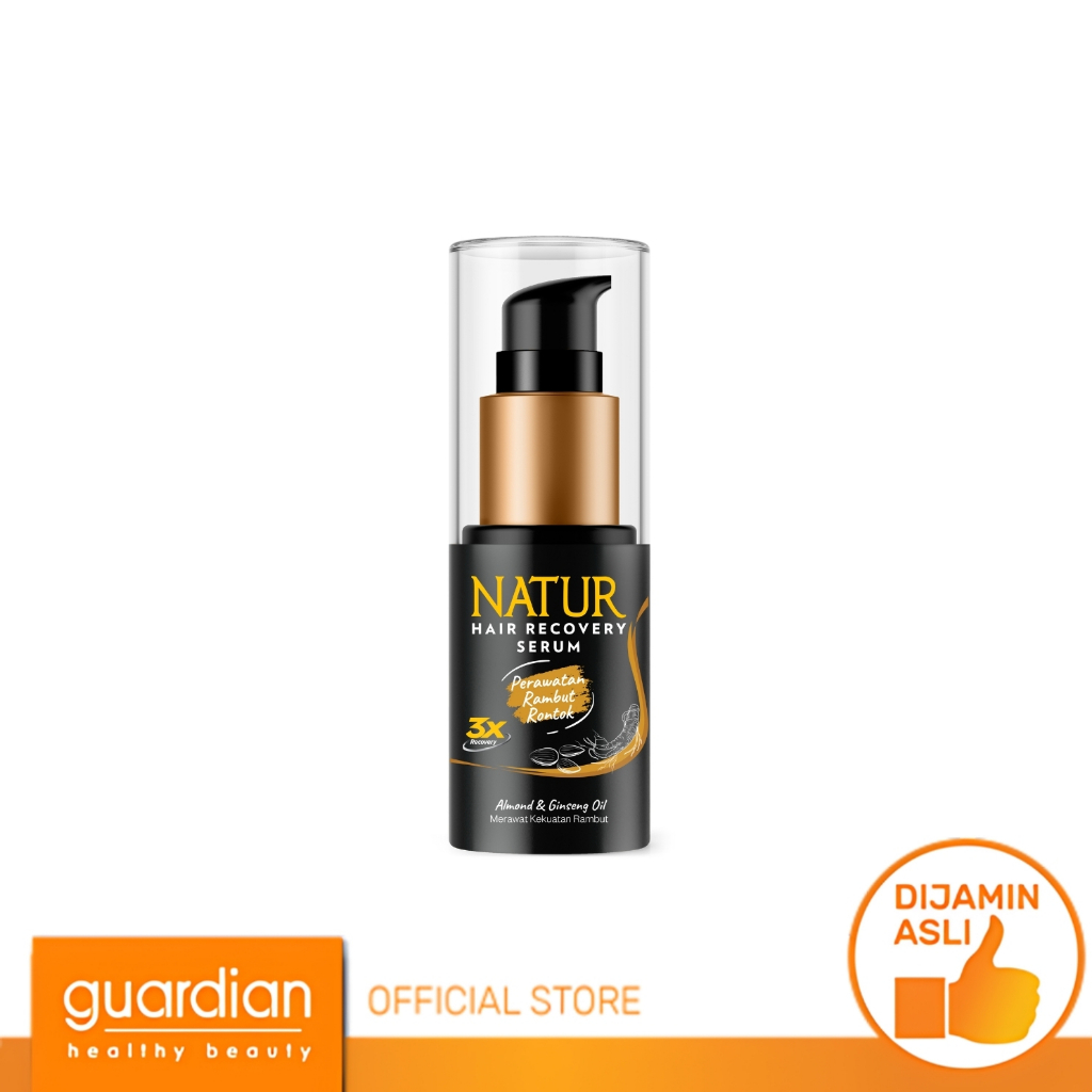NATUR Hair Recovery Serum Almond & Ginseng Oil 60ml