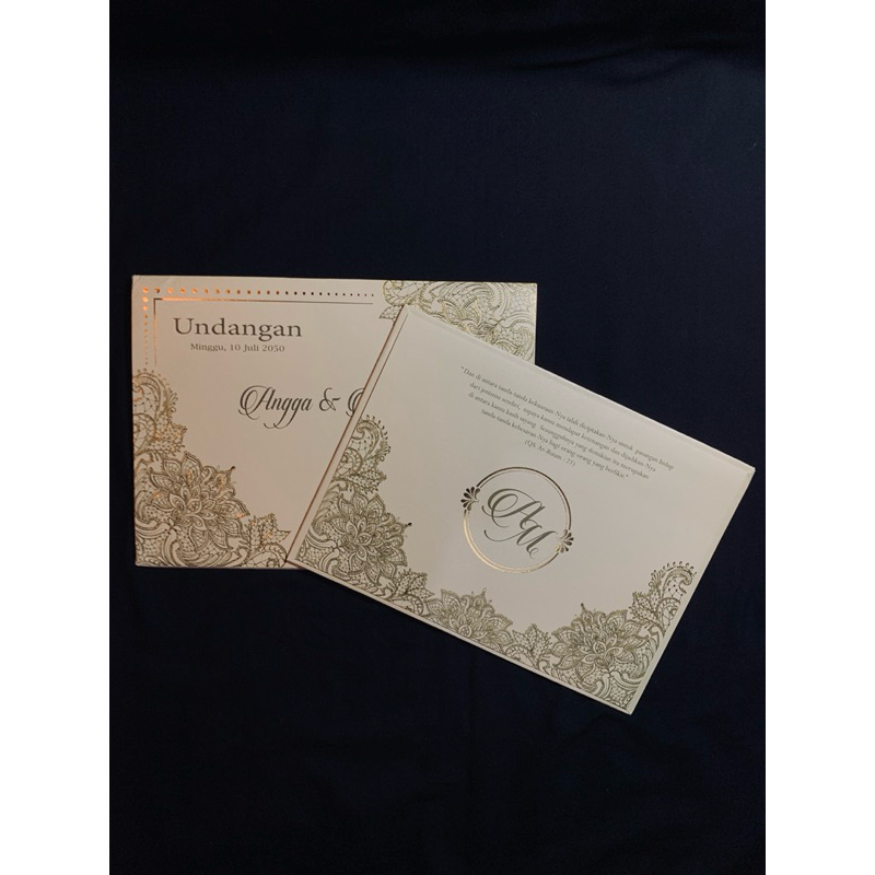 

Undangan Pernikahan, Khitanan, dll. Premium Hardcover 2325 Custom