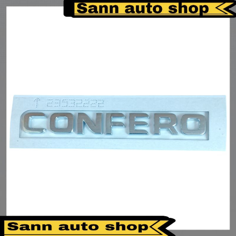 Emblem Tulisan Confero Original Wuling // Emblem Belakang Tulisan Confero Mobil Wuling Confero Origi