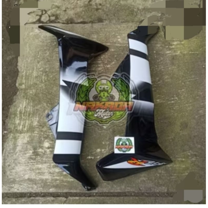 SAYAP LUAR SAYAP DEPAN YAMAHA FIZR HITAM PUTIH 2001