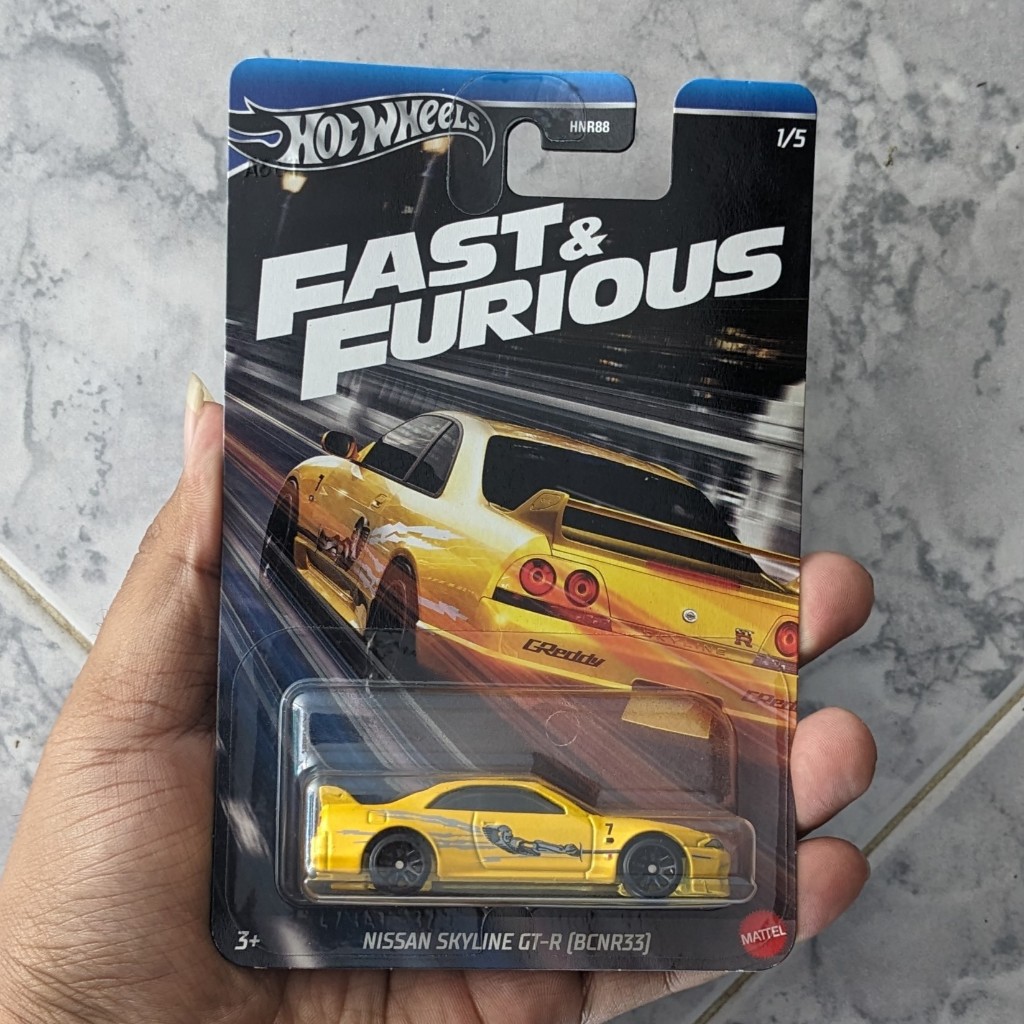 Hot Wheels Fast Furious Nissan Skyline GT-R BCNR33