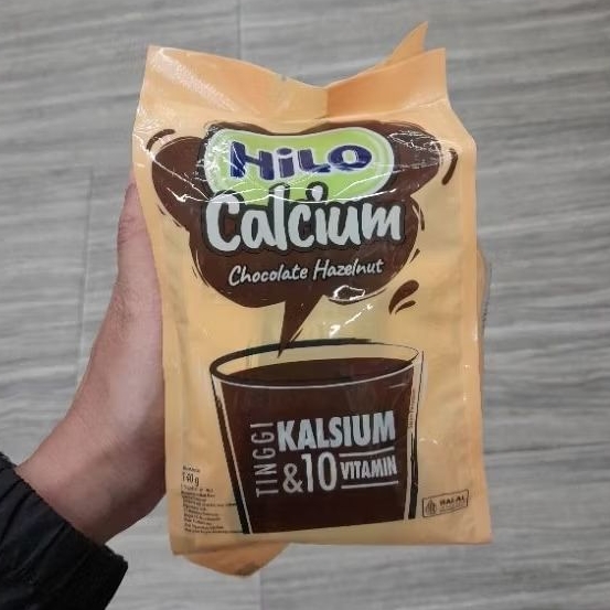 

Hilo susu tinggi kalsium CHOCO HAZELNUT coklat ( 10 sachets ) 140gr.