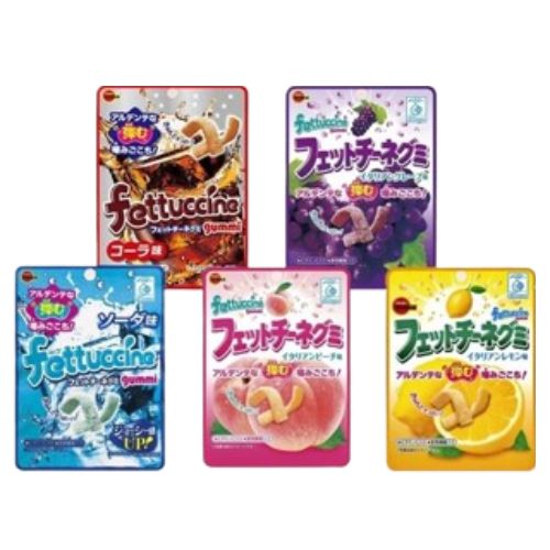 

UHA Sakeru Gummy 33 Gram & Bourbon Fettuccine Gummy 50 gram Japan