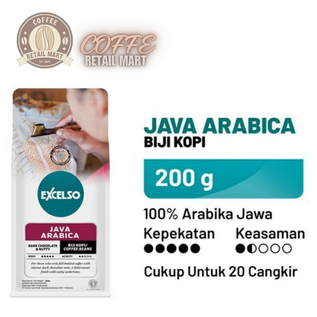 

Excelso Kopi Java Arabica Biji 200G