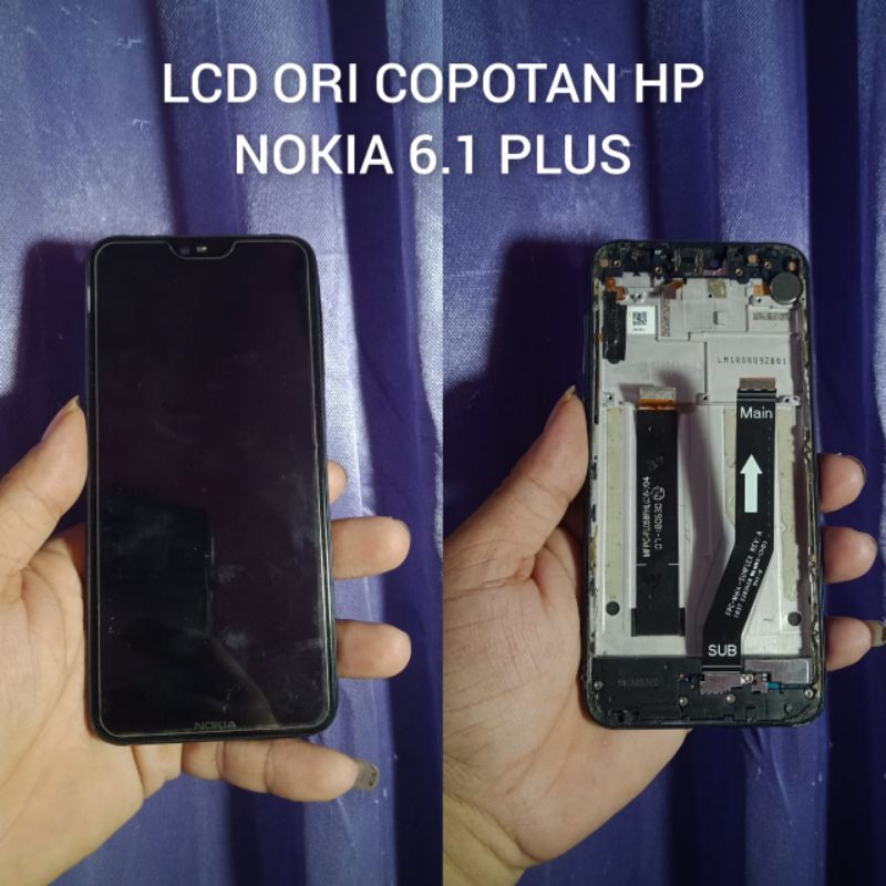 NOKIA 6.1 PLUS LCD ORI COPOTAN HP DAN NORMAL TINGGAL NAIK MESIN SAJA