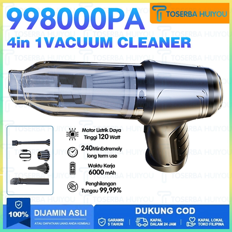 【✅ COD】Penyedot Debu Penyedot Debu Mobil Kuat Penyedot Debu Portabel Daya 998000PA Penyedot Debu USB