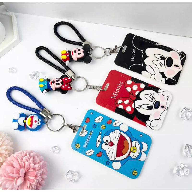 

GK-Lanyard Kartu ID Set Gantungan Kunci Emoney Gantungan Kunci Karakter Film Anak LYG