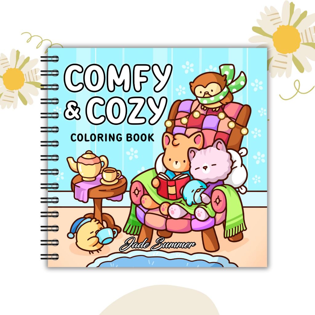 

Comfy & Cozy Coloring Book Buku mewarnai Comfy & Cozy JunDW