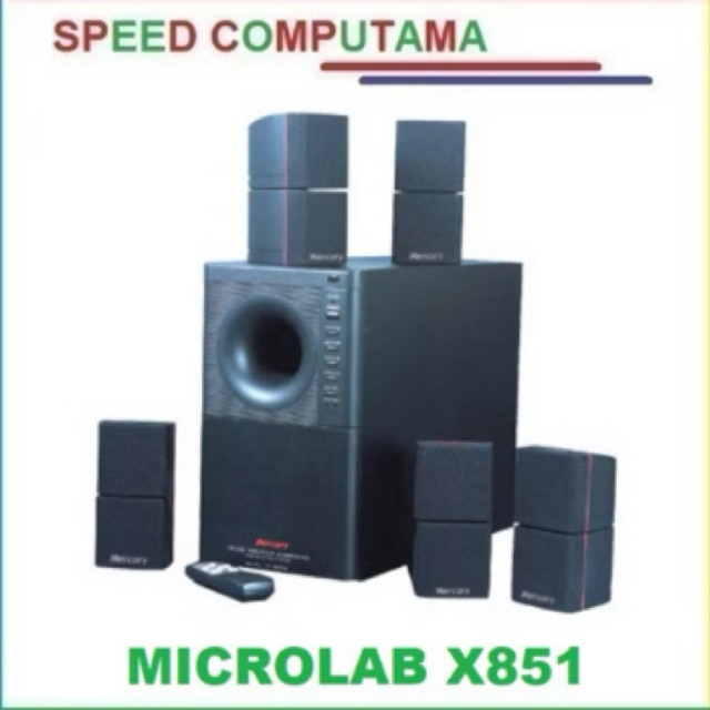 Microlab X851 Surround Multimedia Speaker Komputer PC
