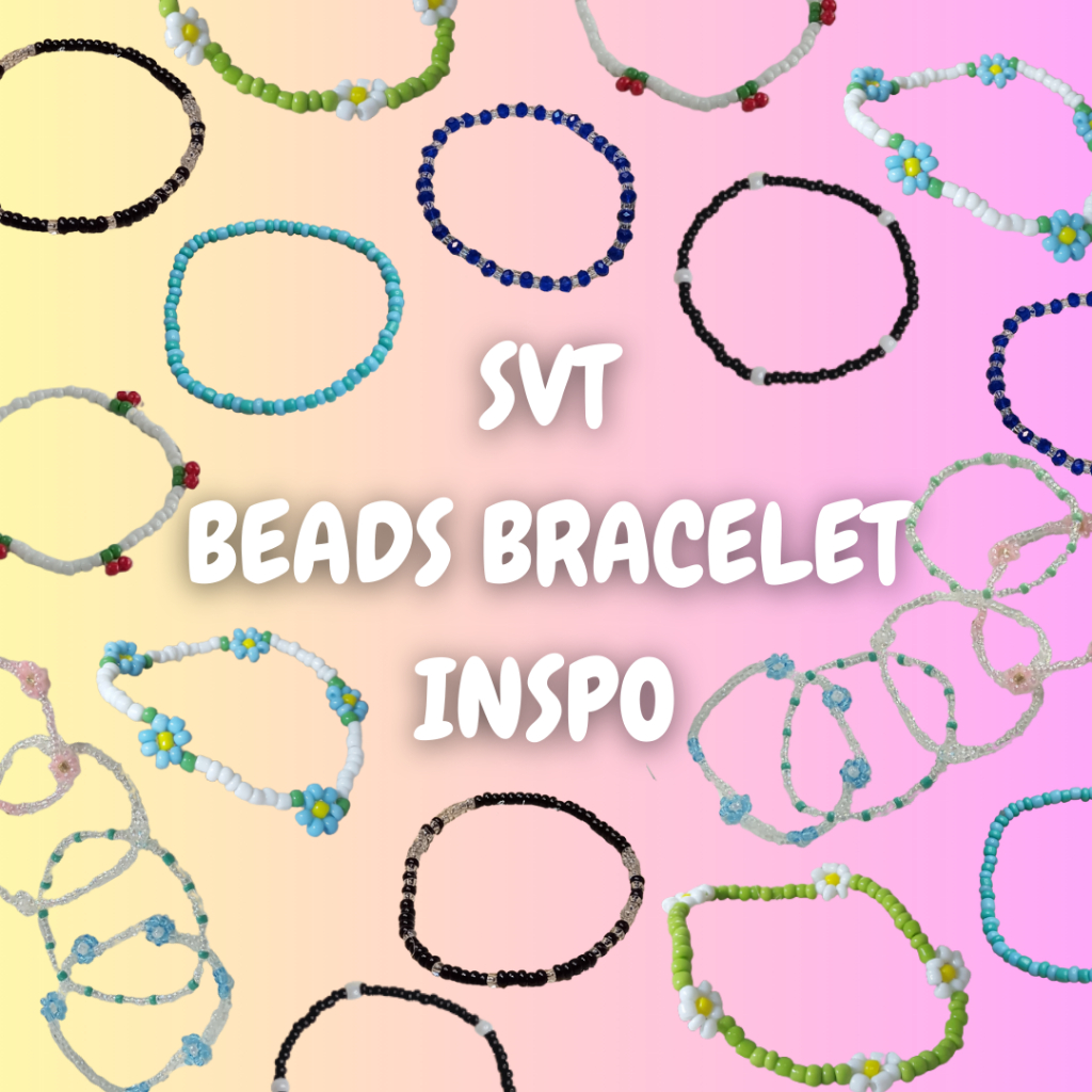 SVT Seventeen Gelang Manik Beads Bracelet Handmade Korea Idol Kpop Inspo | bylemonay