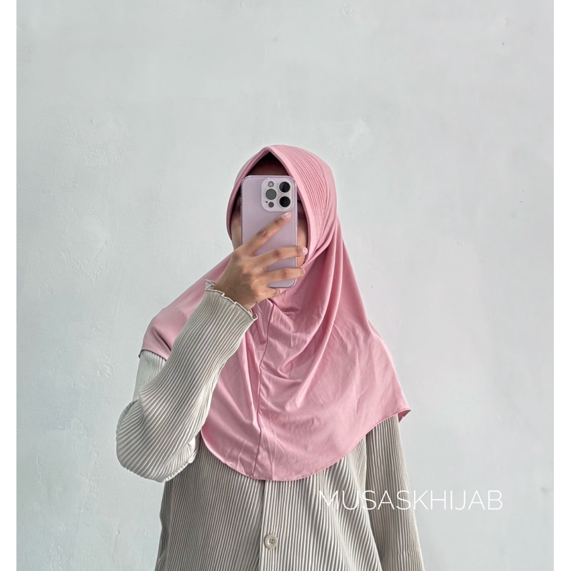 TERLARIS BERGO SPORT M PET BESAR / BERGO SPORT M PET LEBAR / JILBAB SPORT PET LEBAR UKURAN M