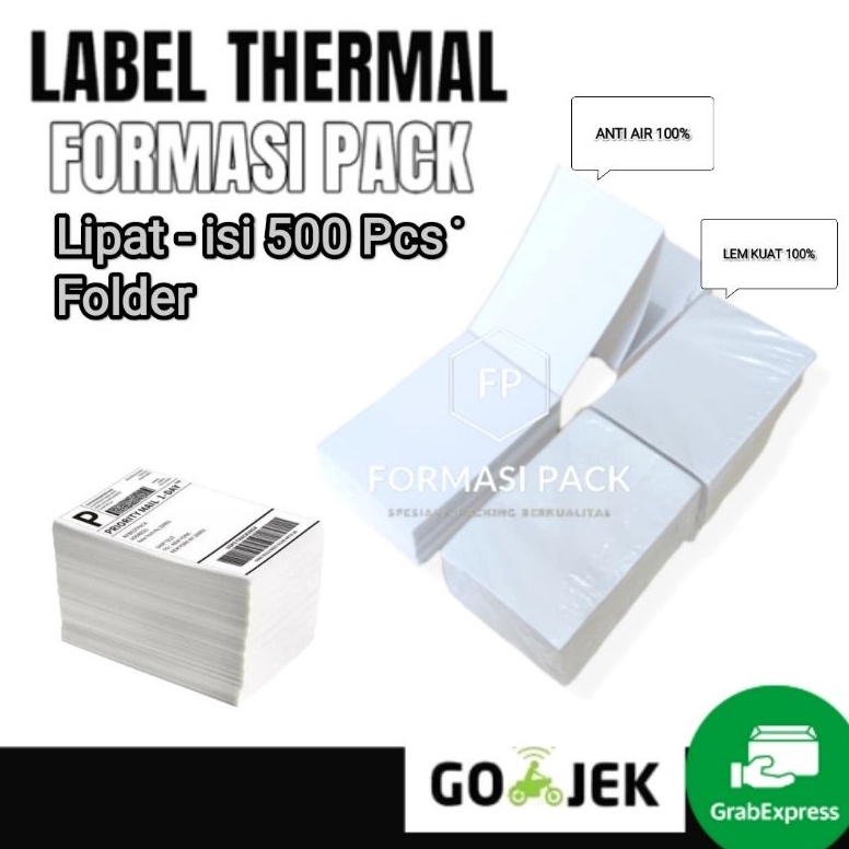 

KODE E28G LABEL STICKER THERMAL 1 X 15 mm 1x15 4x6 isi 5pcs ukuran A6