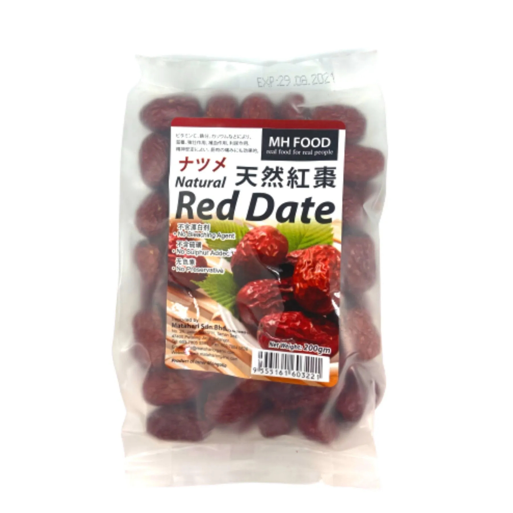 

MH Natural Red Dates 200gr Kurma Merah