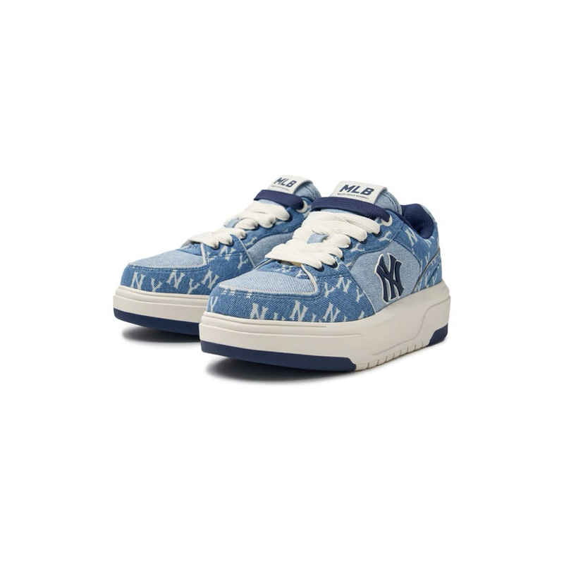 (PO KOREA) MLB - CHUNKY LINER DENIM CLASSIC MONOGRAM NEW YORK YANKEES - ORIGINAL KOREA