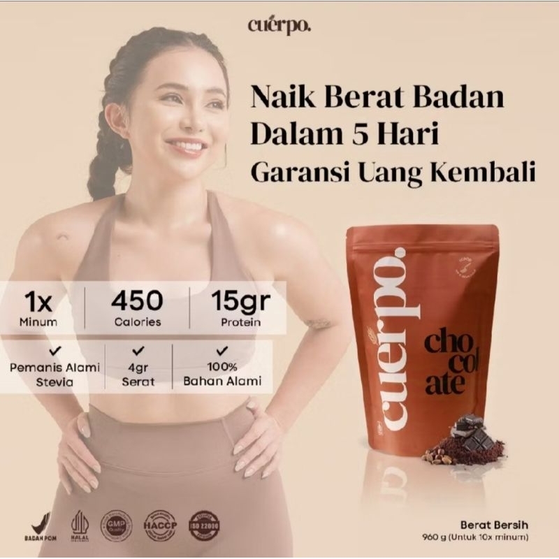 

Cuerpo Susu Tinggi Kalori & Protein 960 Gram Original