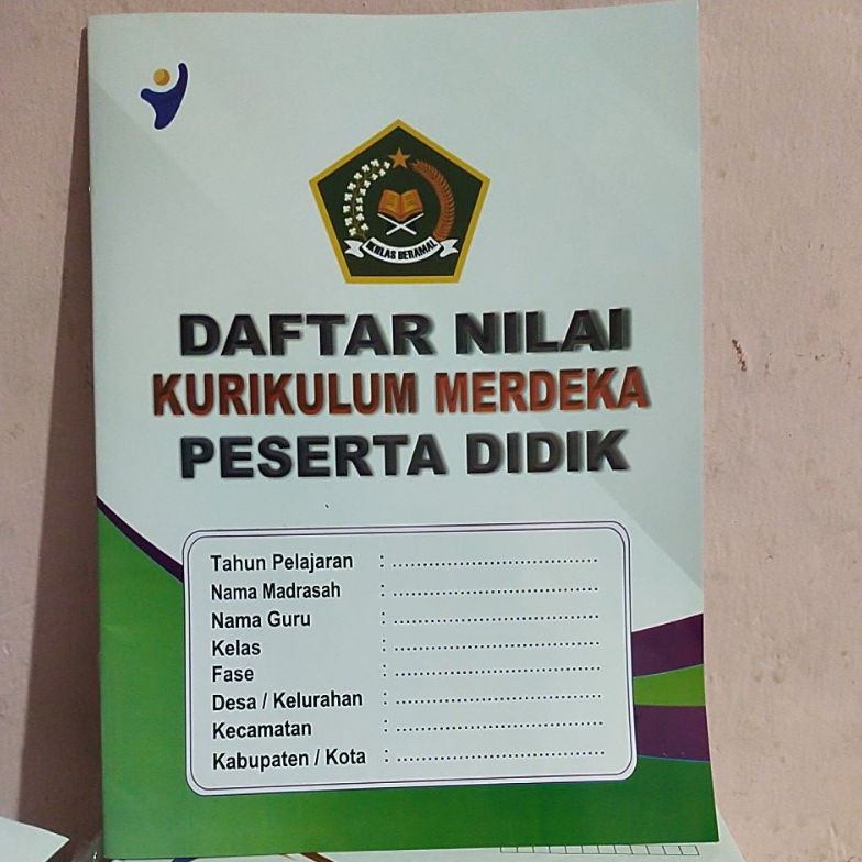 

KODE Q55H 2 BUKU DATA NILAI MADRASAH MI MTs MA KURIKULUM MERDEKA VERSI WARNA 1 PAKET 2 BUKU