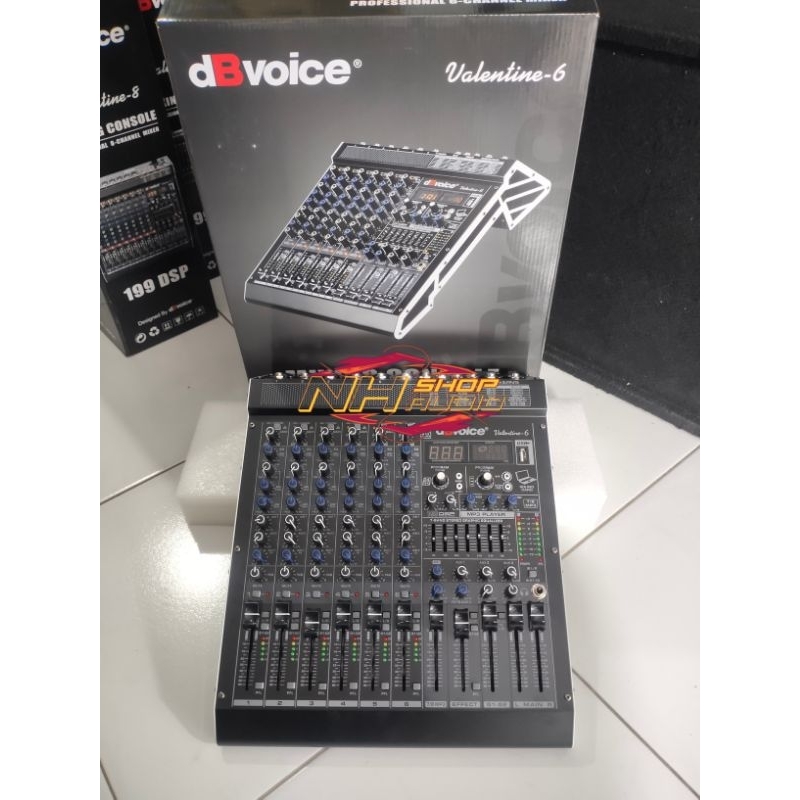 MIXER DBVOICE VALENTINE 6 VALENTINE6 ORIGINAL valentine6 valentine 6 6 chanl dbvoice 4 tone efeect 1