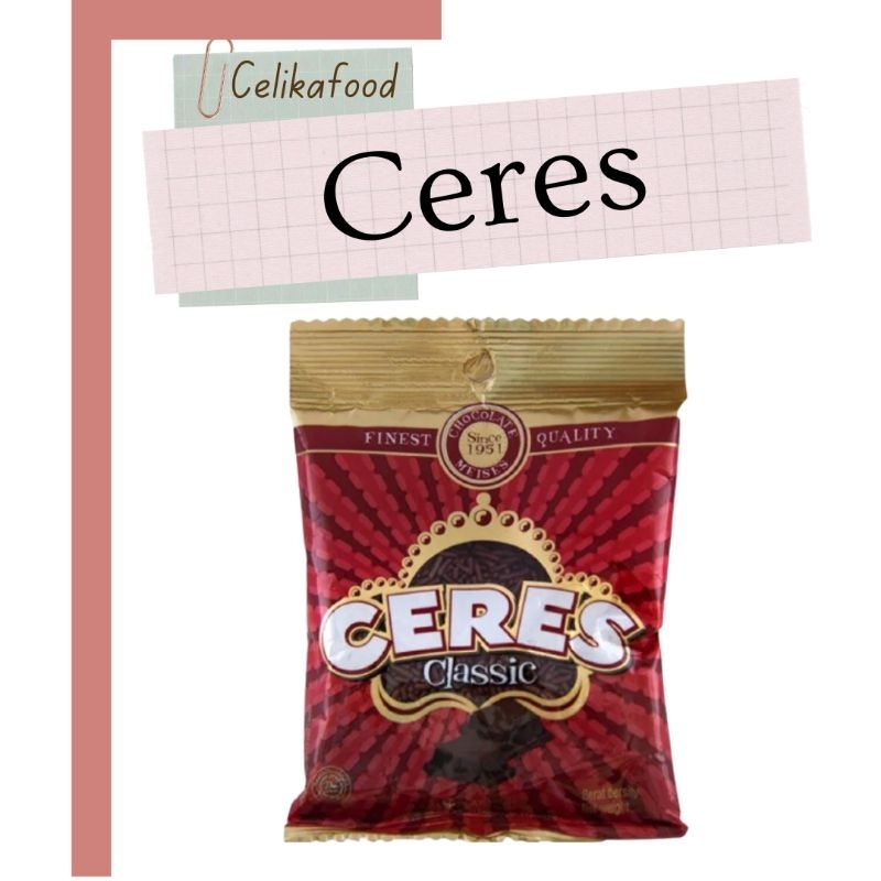 

Ceres 90gr 1 Pcs Coklat Tabur Meises chocolate