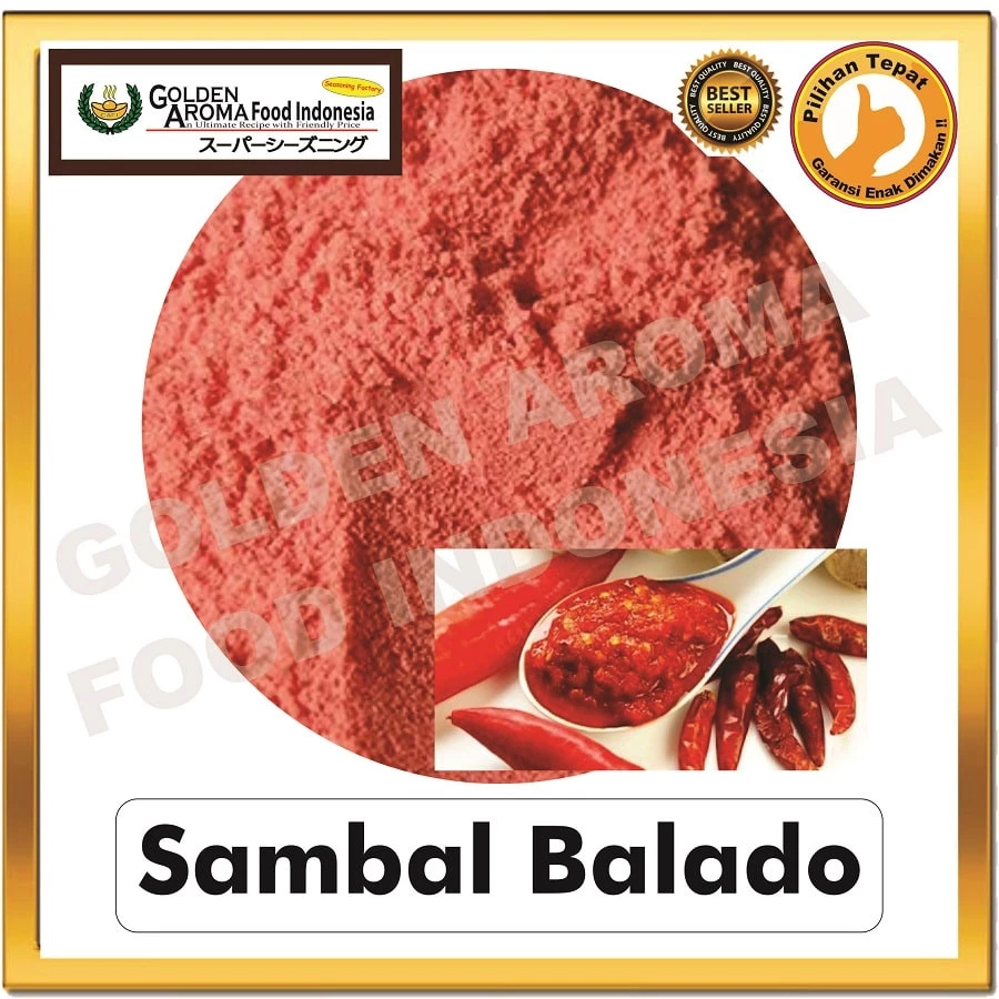 

Bumbu Tabur Rasa Sambal Balado Pedas, Jual Bubuk Tabur Sambal Balado Pedas Murah Enak Aman Terbaik