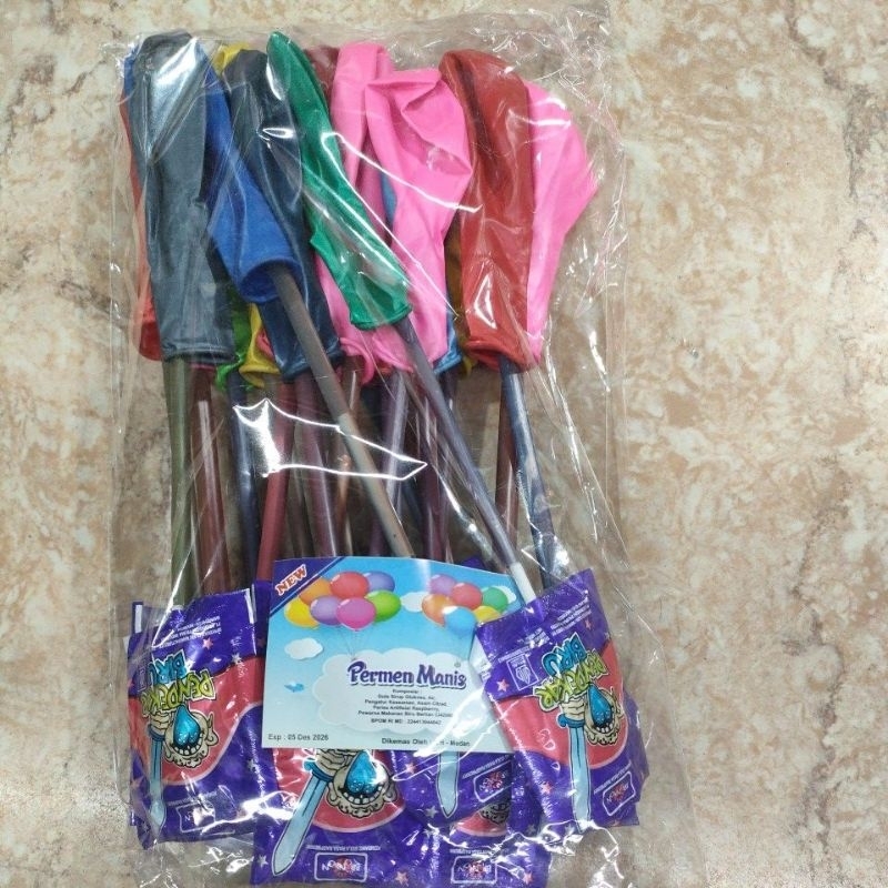

permen tangkai kaki balon isi 20pc