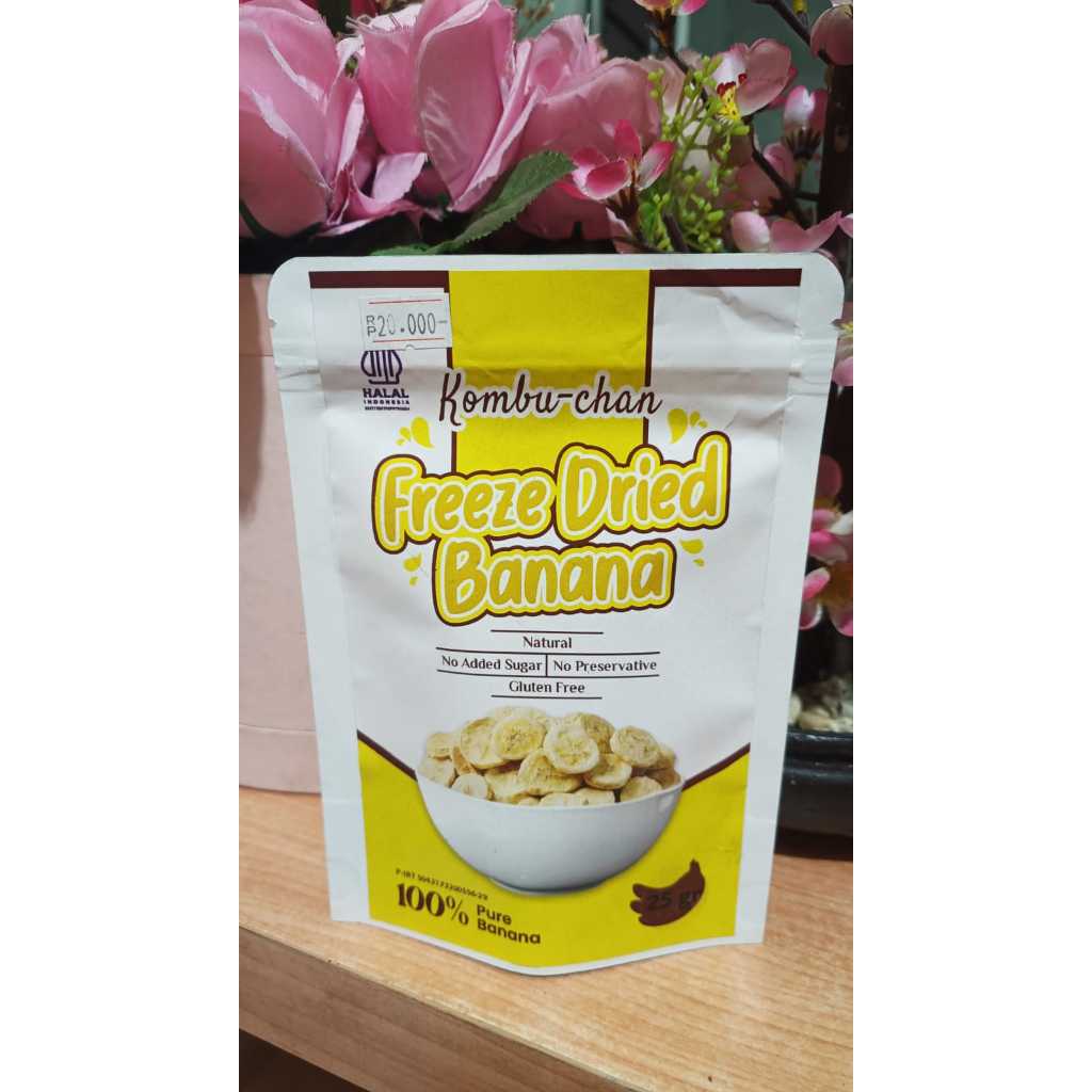 

BANANA FREEZE DRIED CHIPS - SNACK KERIPIK BUAH SEHAT - SUKABUAH