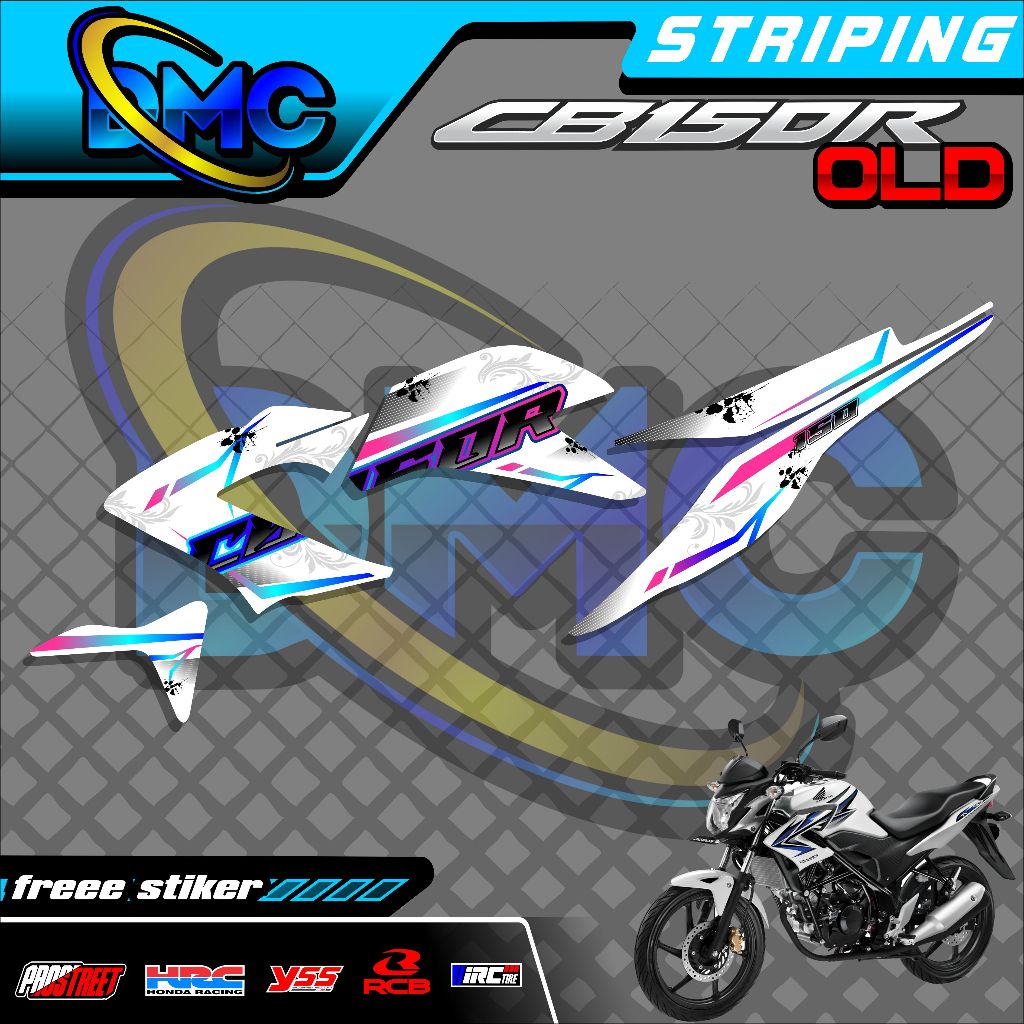 HONDA Stripping CB 150R OLD Full Body Sticker  Variasi ABSTRAK