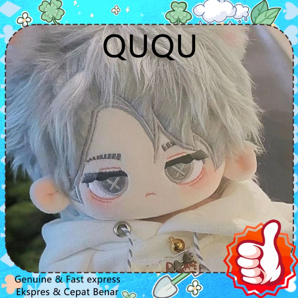 QUQU 20cm Identity V Aesop Carl Attribute Cotton Doll baju boneka 20cm Dress up doll