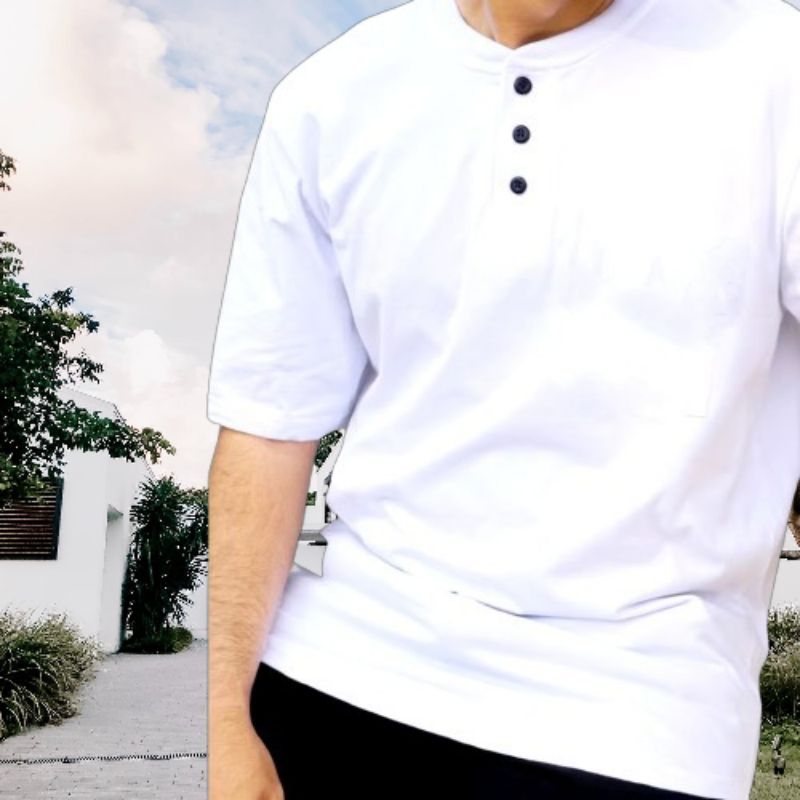 KURTA KAOS PRIA LONGLINE