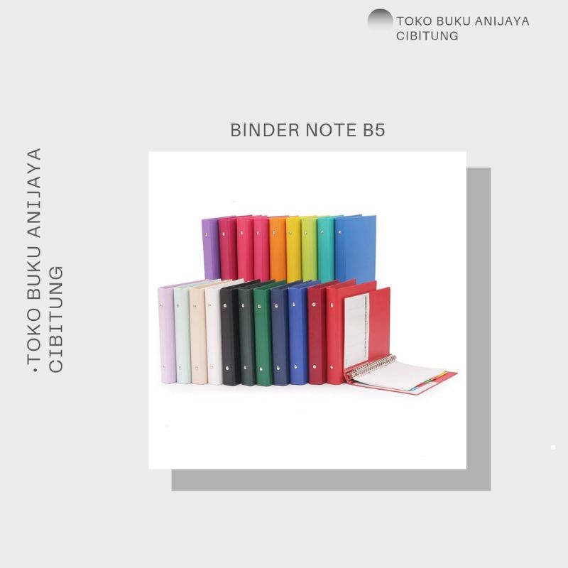 

BINDER NOTE B5 / TEMPAT MENYIMPAN FILE PER PCS