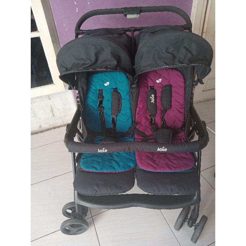 STROLLER JOIE AIRE TWIN, STROLLER BAYI KEMBAR, PRELOVED STROLLER BAYI KEMBAR JOIE