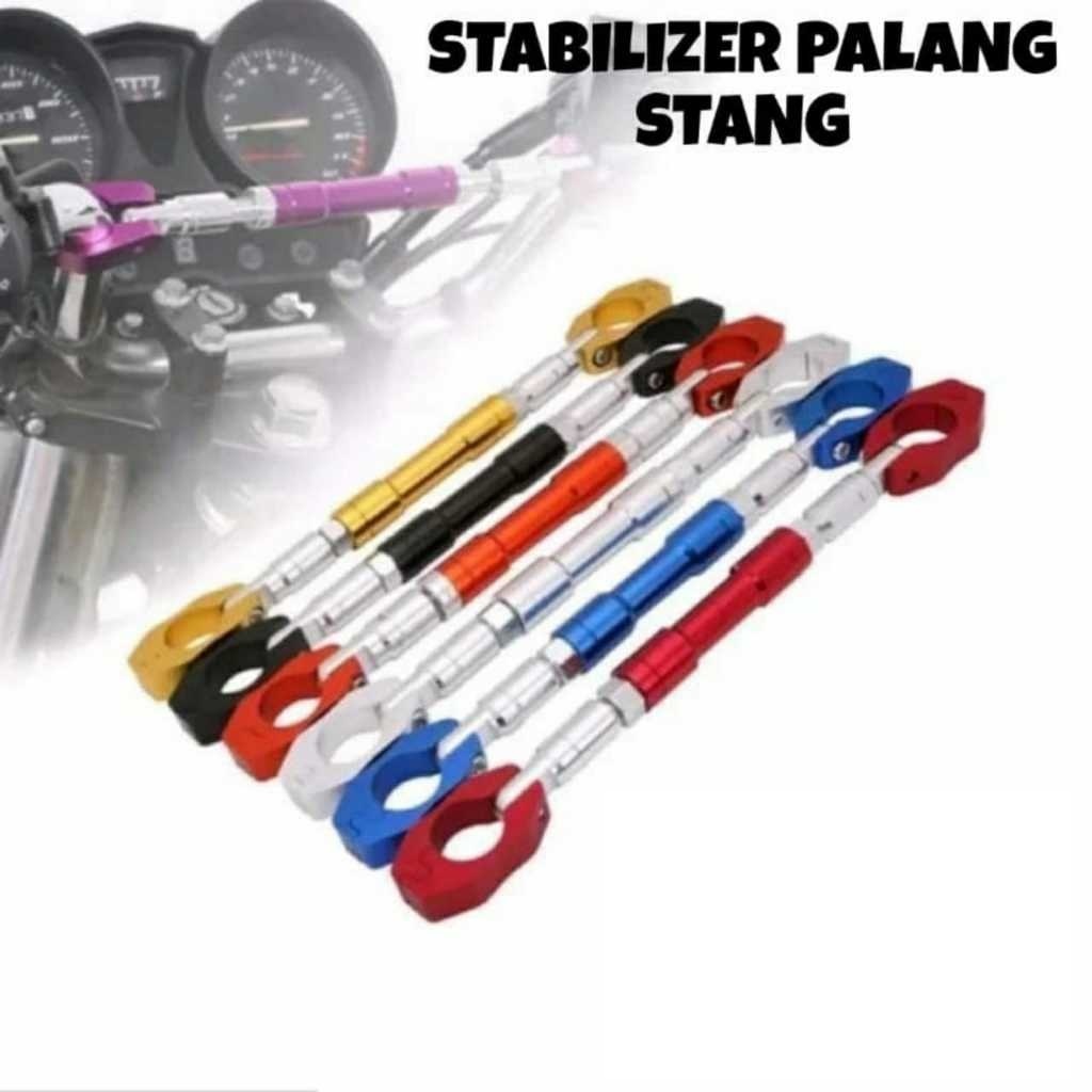 Stabilizer palang stang fatbar jumbo stelan Universal Full Cnc Motif 2tone Universal Motor Vixion Ti