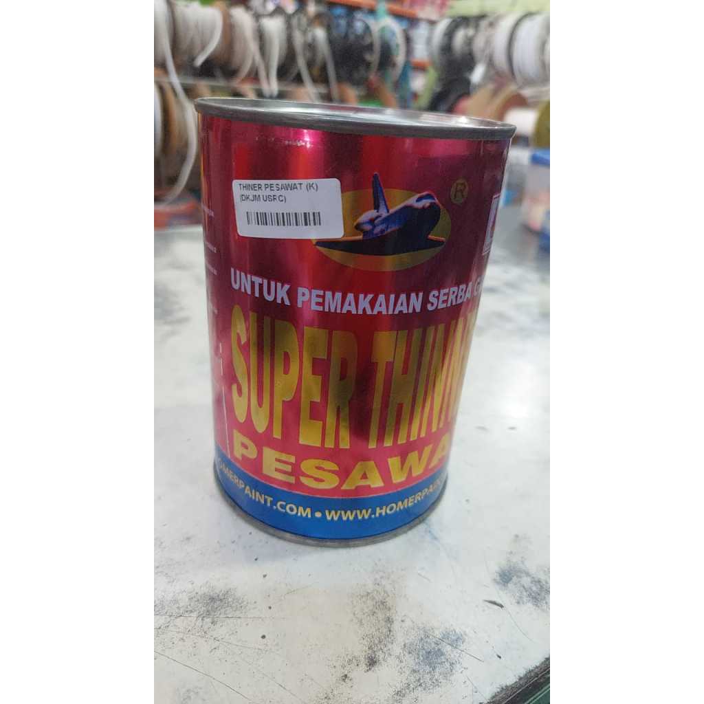 Thinner super tiner pengencer campuran cat minyak besi kayu mobil duco