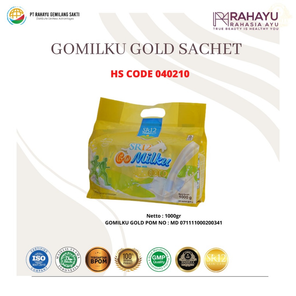 

Susu kambing etawa Gomilku Gold Sachet SR12