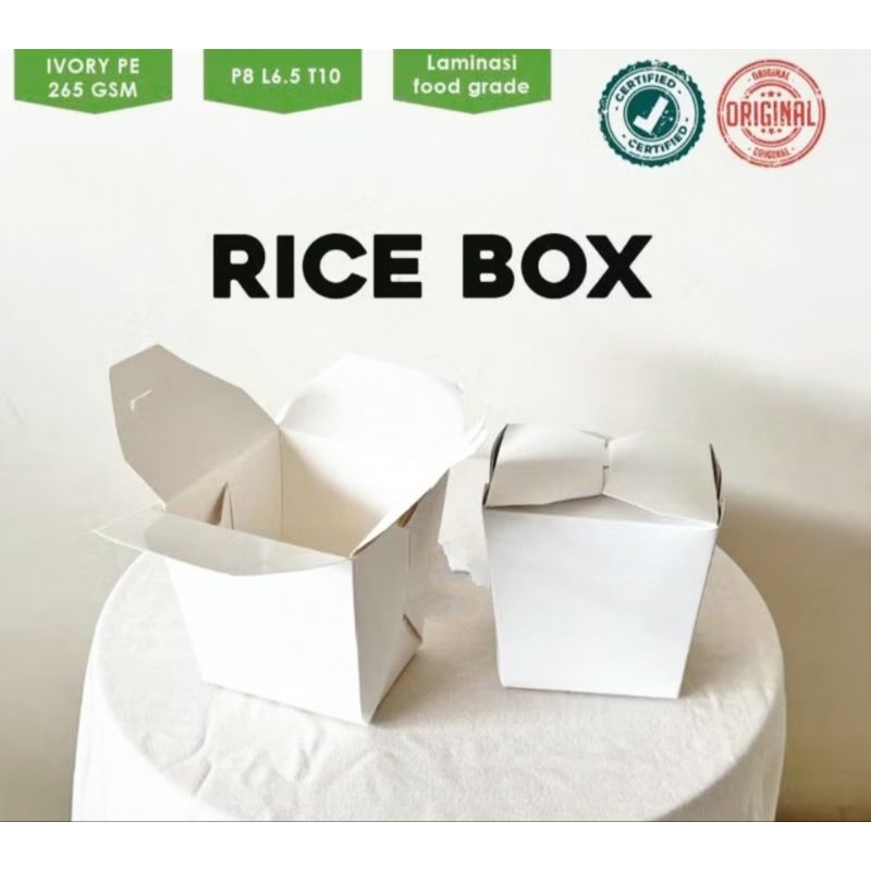 Bungkus Nasi Kekinian  / Rice Pack size M / Bungkus Warteg /Nasi bungkus / nasi uduk