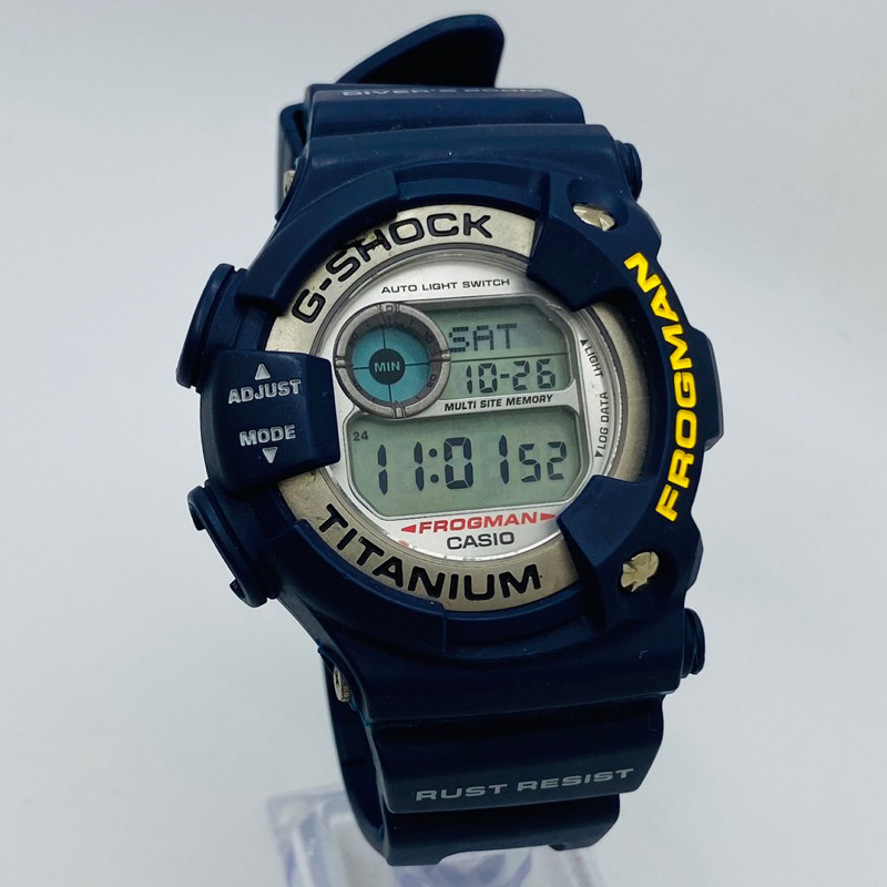 Casio G-Shock Frogman DW-9900 Titanium Made in Japan Blue