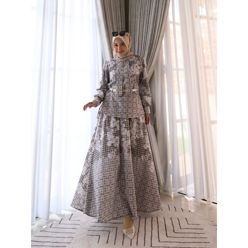 Amberlie Set Rok Setelan Marevi Original Branded Premium Quality  Butik Aceh Setia Budi