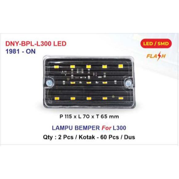 DNY Lampu Bumper Bumper Light LED Variasi untuk Mitsubishi L300 Set