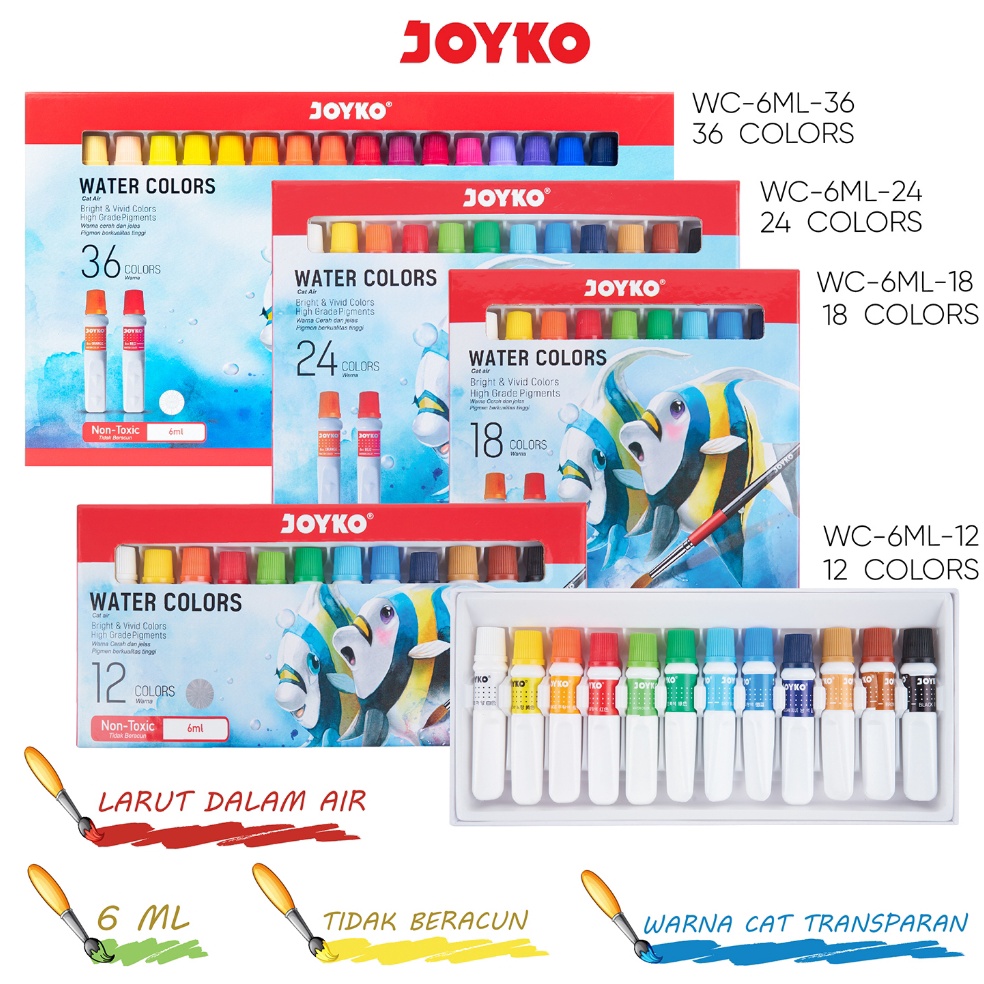 

KODE J75J Cat Air Water Color Joyko WAC6ML